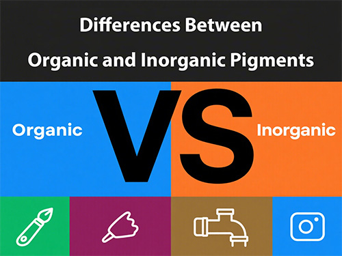 Differences Between Organic and Inorganic Pigments