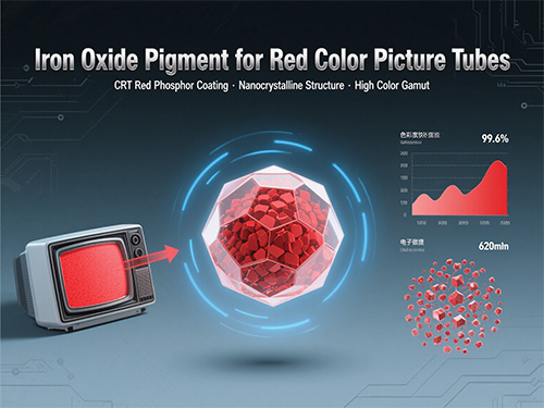 Iron Oxide Pigment for Red Color Picture Tubes